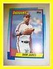 1990 MLB Donruss 428 Dion James Indians  