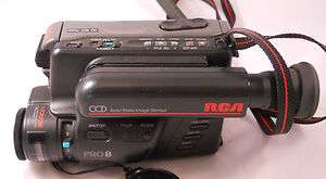 RCA E72118 PRO8 Video8 CAMERA CAMCORDER   FOR PARTS OR REPAIR  