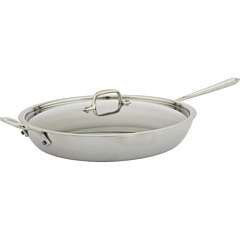 All Clad Stainless Steel Non Stick 13 French Skillet with Loop and 