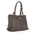 marc jacobs taupe diamond quilted leather fifth avenue padlock 