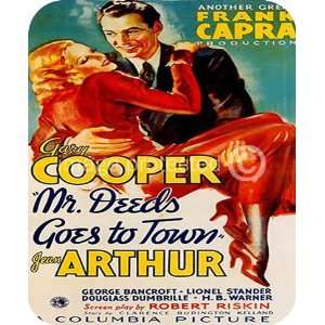   Goes to Town Vintage Gary Cooper Movie MOUSE PAD