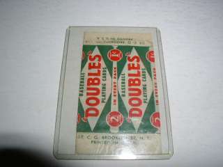 Topps Doubles Baseball Playing Cards, 1 Cent Wrapper, 1951