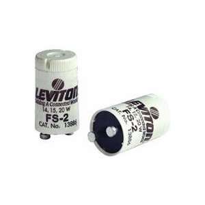   Leviton 13886 Fluorescent Starter, 15 20 Watts, FS 2
