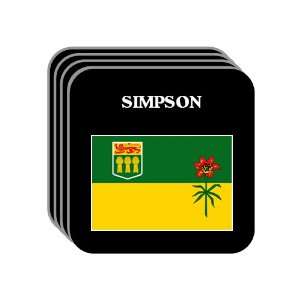  Saskatchewan   SIMPSON Set of 4 Mini Mousepad Coasters 