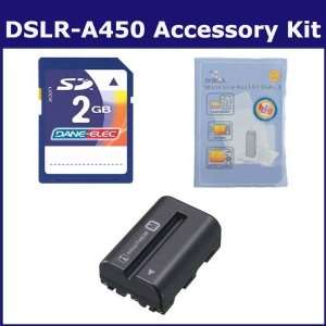  Sony Alpha DSLR A450 Digital Camera Accessory Kit includes 