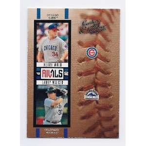  2005 Leather and Lumber Rivals #7 Kerry Wood Larry Walker 