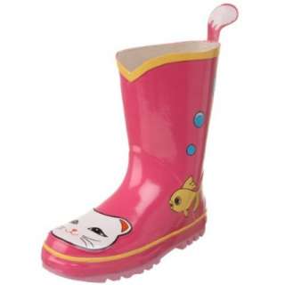 Kidorable Lucky Cat Rain Boot (Toddler/Little Kid)   designer shoes 