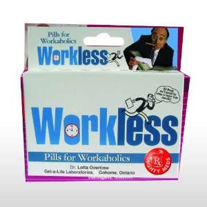    MIGHTY MEDS   Workless   Pills for Workaholics Toys & Games