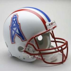 Houston Oilers Throwback 1981 1998 Replica Unsigned Riddell Helmet