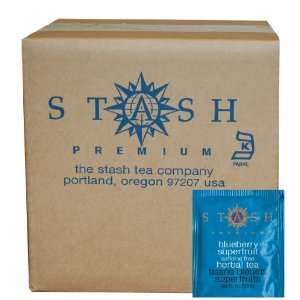 Stash Premium Blueberry Superfruit Herbal Tea, Tea Bags, 100 Count Box 