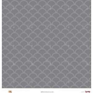  Scallop Fest  Gray Light Pattern Solid 65lb Paper Office 