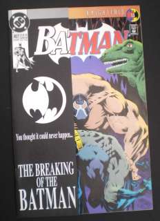 Batman #497 1993 NM 1st Print High Grade DC Bane Breaks Batmans Back 