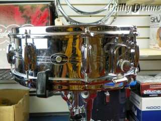 Vintage Slingerland Brass Snare Drum Chrome 5x14  