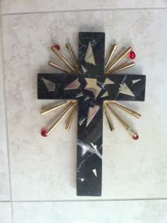 Salvador Dali Marble Cross Sculpture  