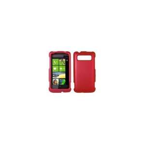  Htc 7 Trophy (CDMA) Red Cell Phone Snap on Cover Faceplate 
