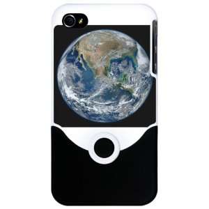 iPhone 4 or 4S Slider Case White Earth in HD from 2012 Satellite Photo