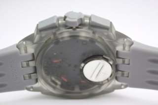 New Swatch Gray Hero Men Chronograph Date Stop Watch SUIM402  