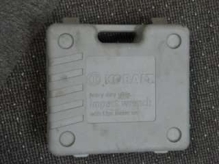 KOBALT case task force impact wrench 1/2 10 socket kit set  
