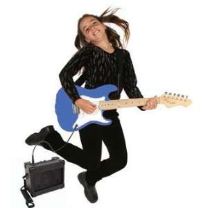    BeBoP Mini Electric Guitar Package   Blue Musical Instruments