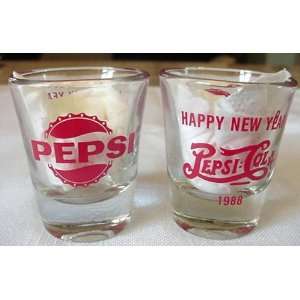  1988 Pepsi Cola Shot Glass Collectible NOS Everything 