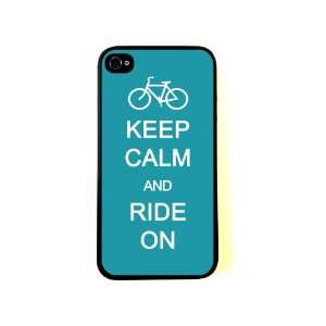  Keep Calm Ride On iPhone 4 Case   Fits iPhone 4 and iPhone 