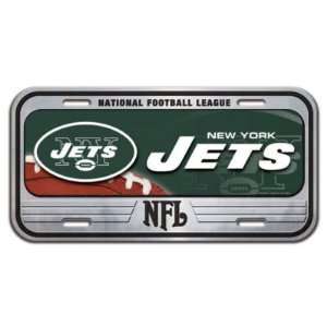 New York Jets Official Logo Metal License Plate  Sports 
