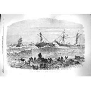   1864 Ship Wreck Aberdeen Steamer Stanley Tynemouth