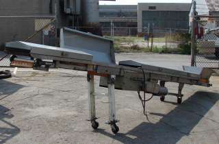 13.5 x 17.5 Incline Belt Trough Conveyor Used  