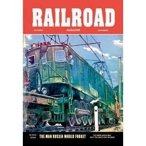  Railroad Magazine The Virginian, 1952   Paper Poster (18 