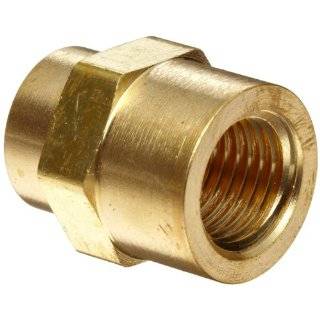 Parker Brass Pipe Fitting, Reducing Hex Head Bushing, 1/2 NPT Male X 