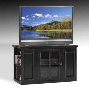   Furniture 83159   42 Black Rub Plasma TV Stand