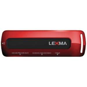  Lexma USB 2.0 54 in 1 Card Reader  Red (CR07 RD 