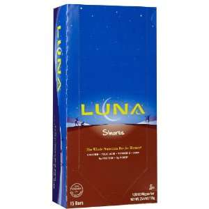  Luna Nutrition Bar For Women   Smores   Box of 15 Health 