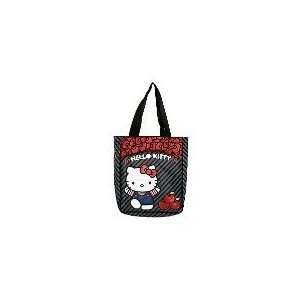    Loungefly Hello Kitty Black Red Bow Tote Bag Purse 