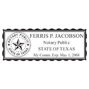  Pre Ink Notary Stamps   Texas