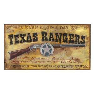  Customizable Large Texas Rangers Vintage Style Wooden Sign 