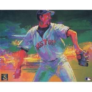  Pedro Martinez Boston Red Sox 12x18 Lithograph Sports 