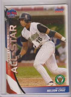 2004 Midwest League All Star Nelson Cruz Cane County  