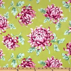  44 Wide Heather Bailey Freshcut Flannel Painted Mums 