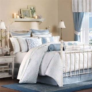  Harbor House Crystal Beach Comforter Set   White w/ Blue 