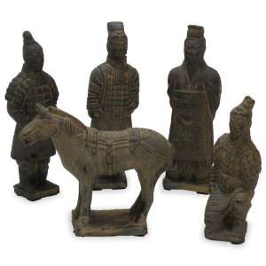  Terracotta Soliders Statues (5 pc/set)   6H