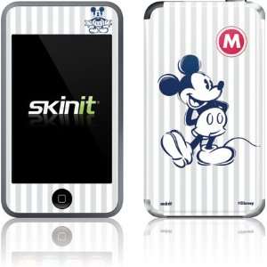  Skinit Black and White Mickey Vinyl Skin for iPod Touch 