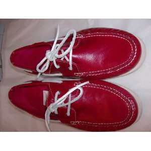  Cole Haan Air Yacht Club Boat Shoes (Red) Sports 
