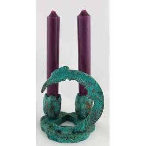    Candle Holder Chime Duo Crescent Moon Patio, Lawn & Garden