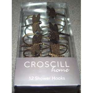  Croscill Dragonfly Shower Curtain Hooks 