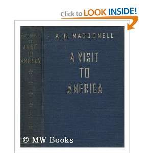  Visit to America, A A. G. MacDonell Books