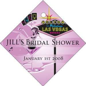 Baby Keepsake Pink Bridal Vegas Theme Diamond Shaped Personalized 