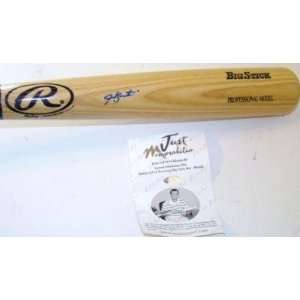 Jarrod Saltalamaccia SIGNED Big Stick Bat RED SOX JM   Autographed MLB 