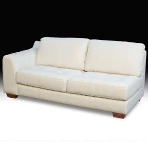  All Leather Tufted Seat Sofa   Diamond Sofa zenlfsofaw 