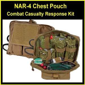  NAR 4 Chest Pouch Tactical Combat Casualty Response Kit 
